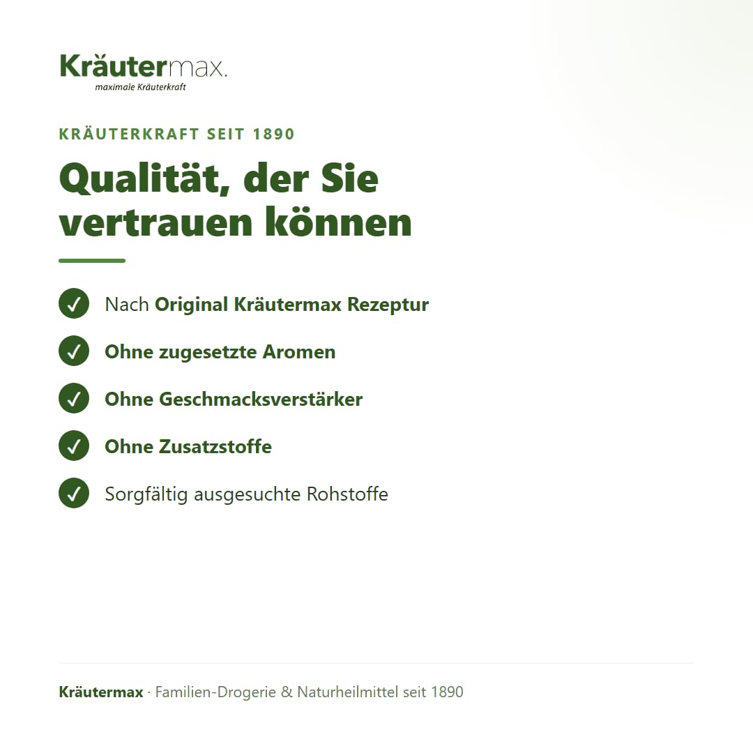 Kräutermax Nuss Schnaps Gewürz | Nussschnaps zum Ansetzen | Schnaps selber machen | Ansatz für 2 Liter Nussschnaps pro Päckchen | Ansatzmischung 10 x 60 g