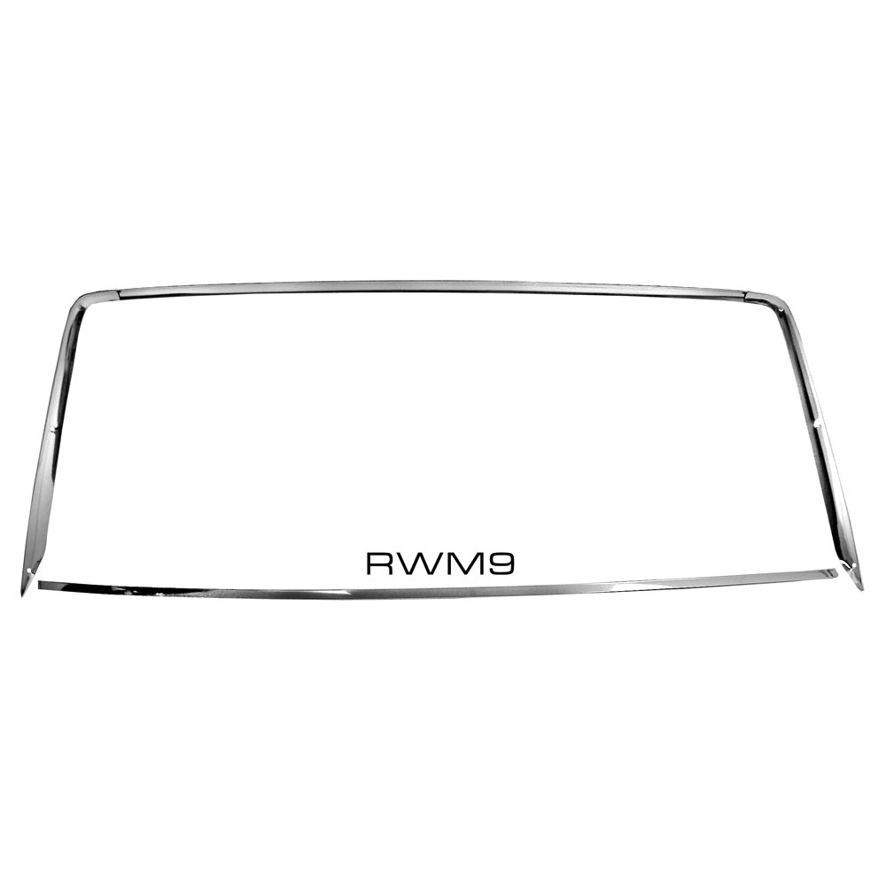 1967-68 Mustang Rear Window Molding, 3 pieces (Coupe)