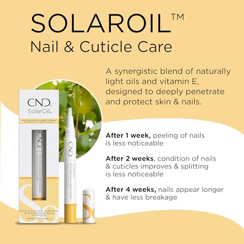 CND SolarOil & RescueRXx, Cuticle Oil Pen, Keratin Nail Treatment Pen, On-the-Go, Travel-Sized - Image 3