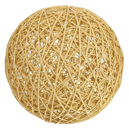 CIYODO Wicker Lamp Shades Rustic Style Lampshade Cover Decorative Lamp Shades for Home Decor