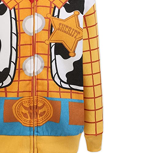 Disney Toy Story Boys’ Woody Or Buzz Lightyear Zip Up Hoodie For Toddler And Little Kids – Yellow Or White #TOP5