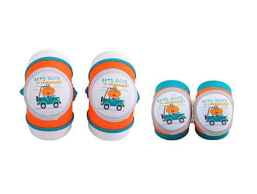 赤ちゃん肘パッド 膝サポーター ニーパッド 子供 幼児用 膝当て ベビー 0-5歳 男の子 女の子 自転車 スケート 歩行学習 ひざパッド 通気性 高弾力 アウトドア スポーツ ケガ防止 膝保護 フリーサイズ かわいい (G)