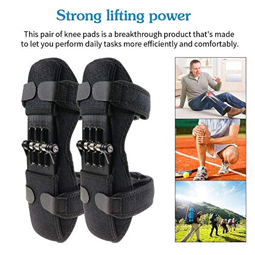 Image of Knee Support Power Brace | Spring Force Knee Booster Pads | Joint Pain Relief Leg Support Belt | Adjustable | Non Slip Knee Stabilizer for Sports Walking Climbing | Recovery Support | Protective Sport(MULTICOLOR)