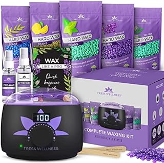 Tress Wellness Waxing Kit for Brazilian wax +Easy to use +For Sensitive skin +Digital Display