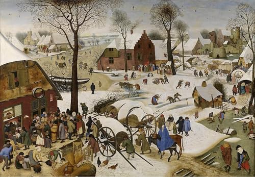 Peinture imprimée sur toile de Pieter Brueghel le Jeune par PSVDCTOO pour salon en 60x90cm