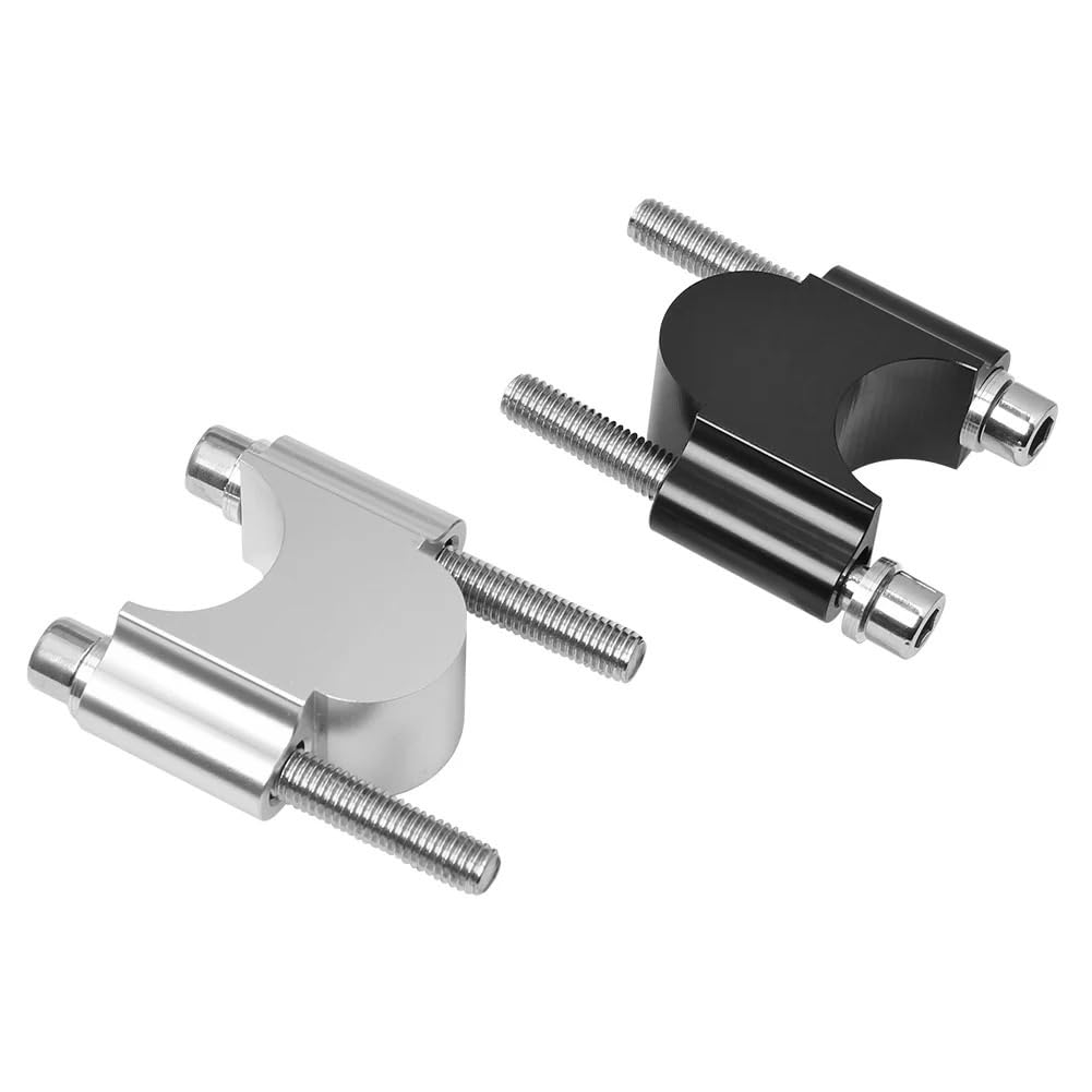 Mostek kierownicy motocykla 1 para motocykl 28mm 1 1/8 "22mm 7/8" podwyższenie kierownicy uchwyt do montażu na kierownicy zacisk pasuje do(22MM Black)