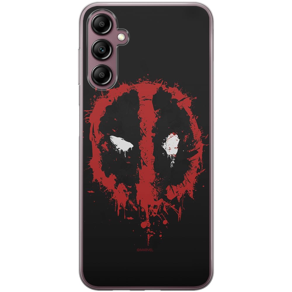 ERT GROUP mobile phone case for Samsung A14 4G/5G original and officially Licensed Marvel pattern Deadpool 013 optimally adapted to the shape of the mobile phone, case made of TPU