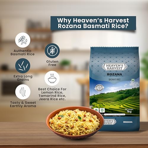 Image of Heaven's Harvest Rozana Basmati Rice | 1 KG