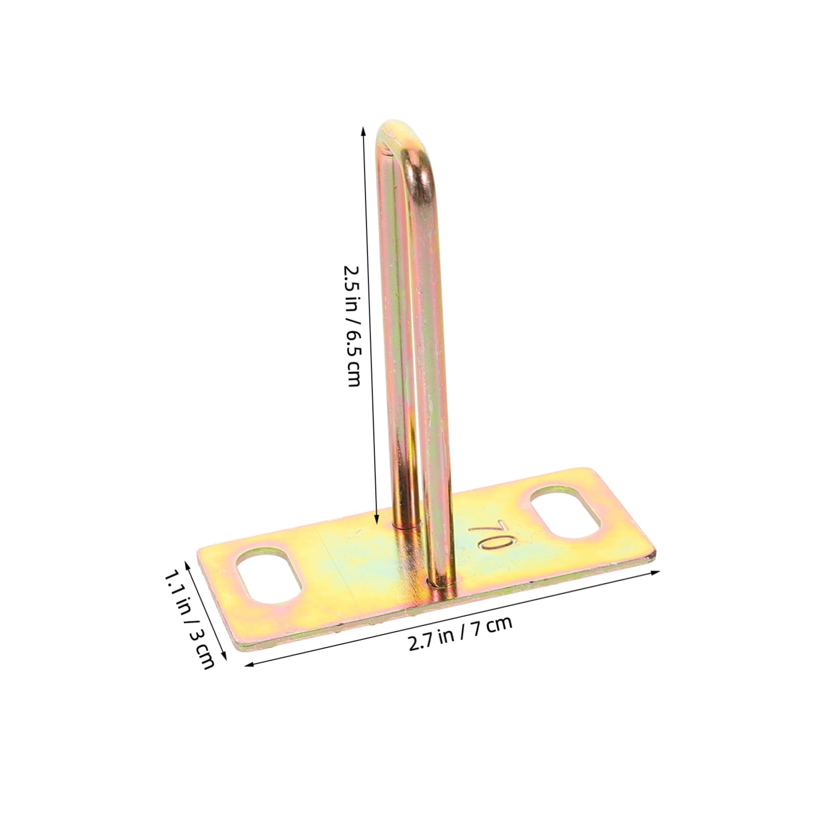 FUNOMOCYA 4Pcs Electric Motorcycle Seat Locking Plate Durable Metal Security Device for Cushion Locking Fit for Various Prevents Theft and Ensures Safety