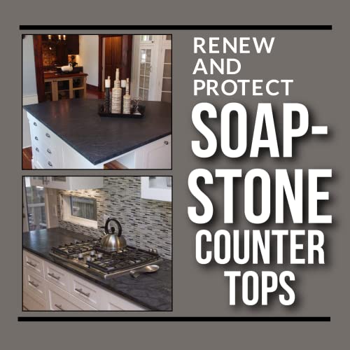 Daddy Van's® All Natural Beeswax Countertop Care For Soapstone, Slate, Concrete Composite And Butcher Block Counter Tops - Food Safe, Chemical-Free And Non-Toxic - 6 Oz. Tin #TOP5