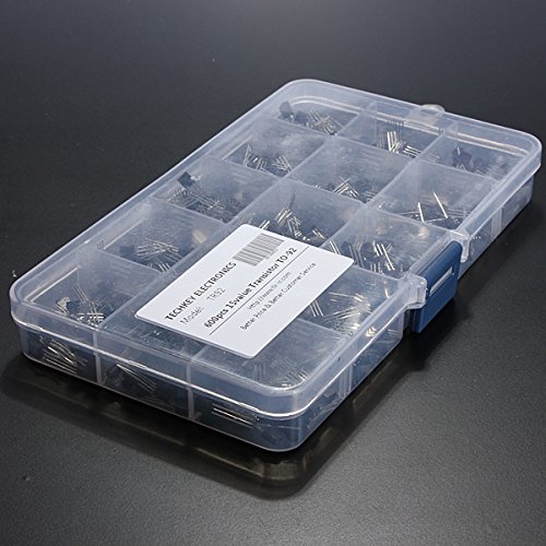 5 Set 600 Pezzi 15 Kit Transistor To-92 Assortimento Con Scatola
