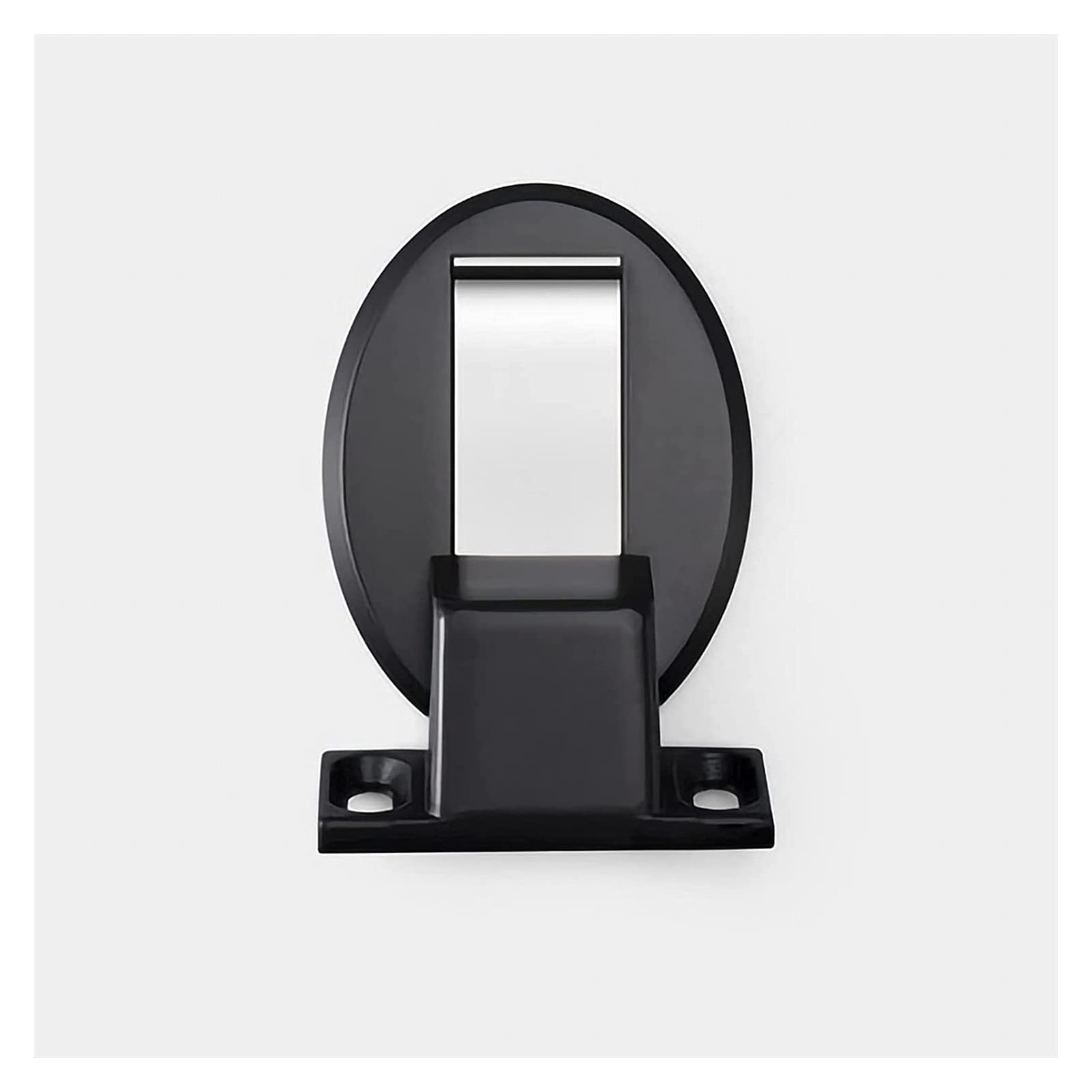 Door Stopper, Magnetic Stainless Steel Door Catch Keep Your Open Home Anti-Collision Invisible Safety Stop(Black)