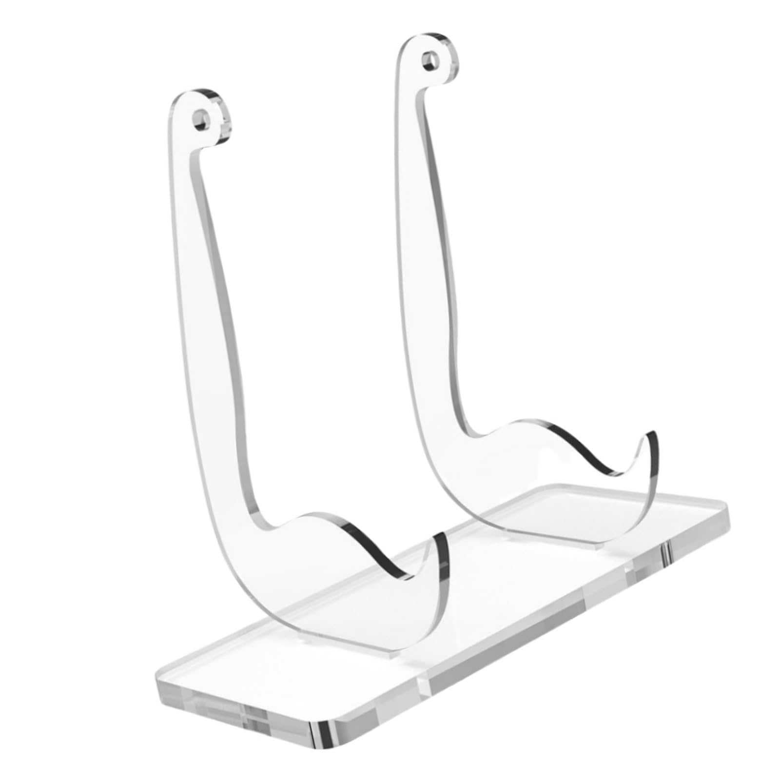 Hsioluted Plates Holder Easel Display Stand, Plate Stands for Display Tabletop Picture Stand Easels for Displays Pictures Book Acrylic Plate