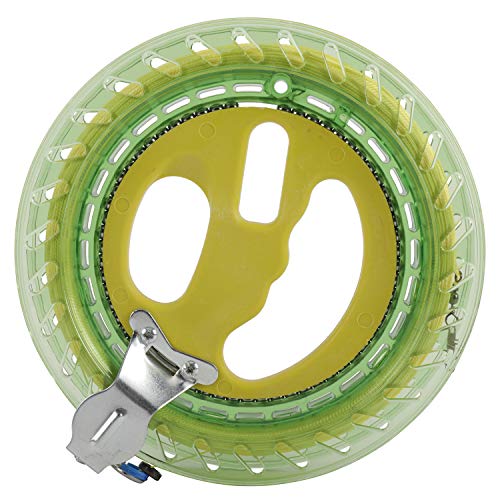 XMSound Professional Outdoor Kite Line Winder Winding Reel Grip Wheel with 650 Feet (60LBS) Flying Line String Flying Tools with Lock (Blue, 7.2 Inch) - Thumbnail 3