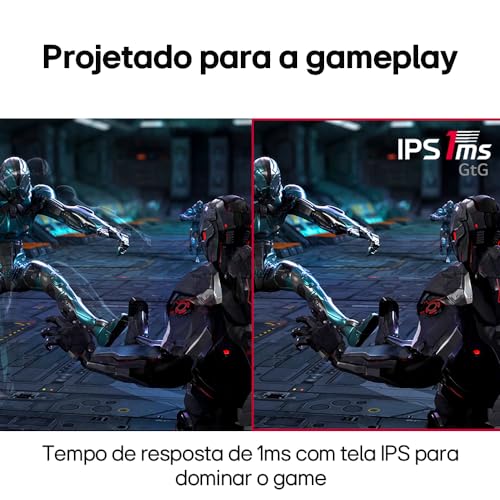 Monitor Gamer LG 24' Full HD 144Hz 1ms Inclinação Preto 24GN60R glide