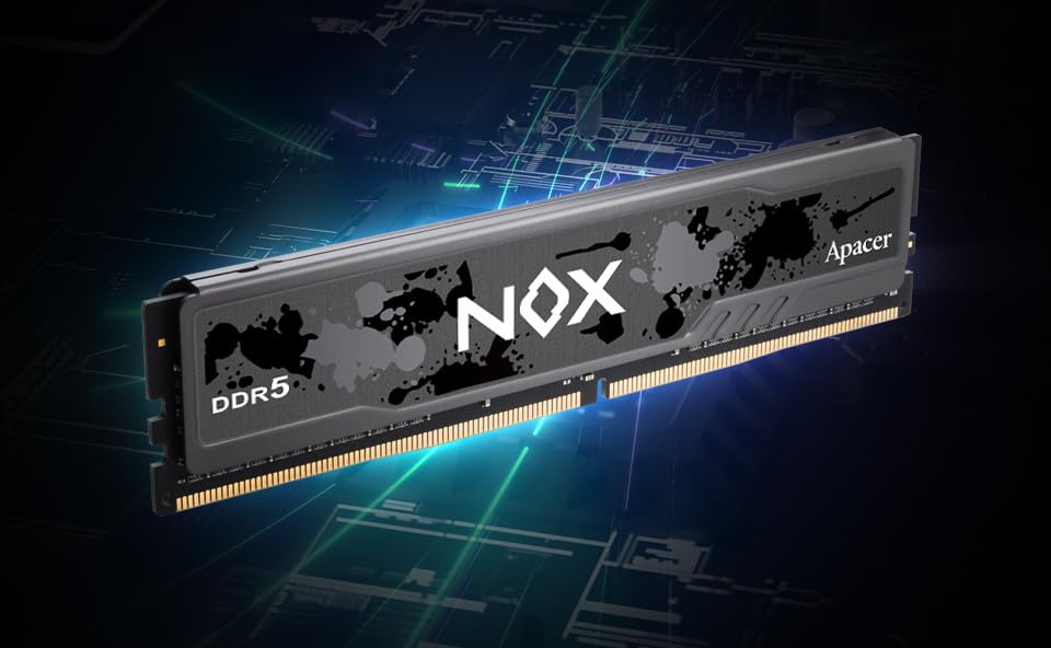 Apacer Memory RAM NOX 16GB- DDR5-5600MHz- 1.25V- CL40- DIMM