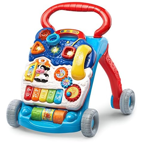 VTech Sit-To-Stand Learning Walker (Frustration Free Packaging), Blue Cover