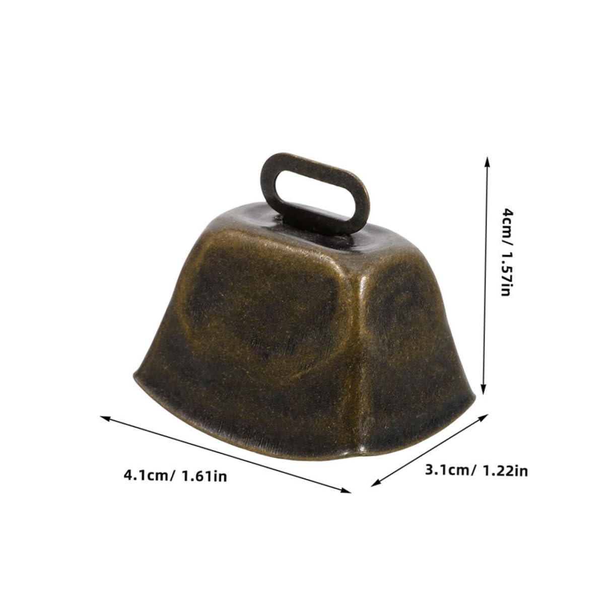 BCOATH 6 Pack Vintage Metal Christmas Cow Bells Rustic Farm Bell Decorations Melodious for Herd Management Pet Training