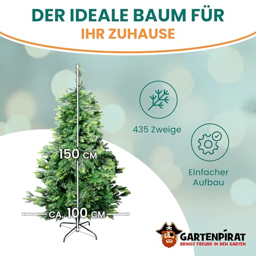 Gartenpirat Künstlicher Weihnachtsbaum BonTree Tanne 150 cm – Ansicht 6