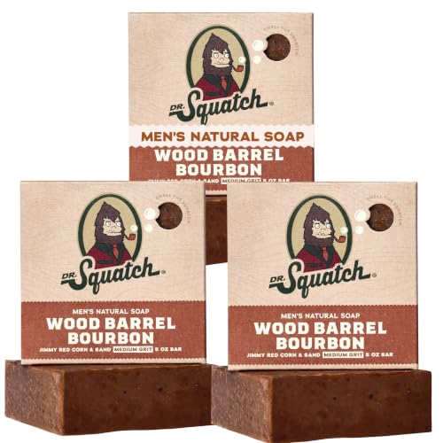 Dr. Squatch Natural Men’s Bar Soap, Body Soap Bar (5oz, 3-Pack) - image 1