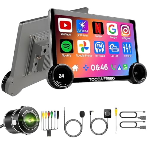 Image of Diamond 2K Car Android System |4GB+64GB|10.4 Inches Ultra Wide| 1 Year Replacement Warranty| QLED Display|Wireless Carplay & Android Auto|Include Fisheye Ultra HD Camera 170 Degree