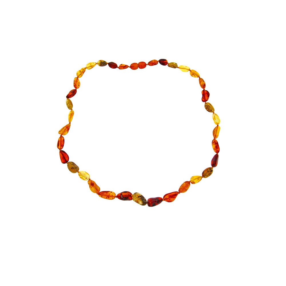 Naturaleza de ámbar – Collar plata 925/1000e ámbar