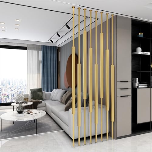 Séparateur de pièce design polyvalent en métal noir