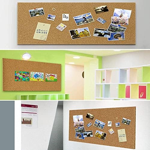 ybaymy 1M x 5M Cork Roll 6mm Thick Pinboard Cork Board Cork Tiles High Density Cork Sheet for Wood Frame Cork Notice Board,Walls, Pin Boards, Noticeboard Bulletin Wooden Frame
