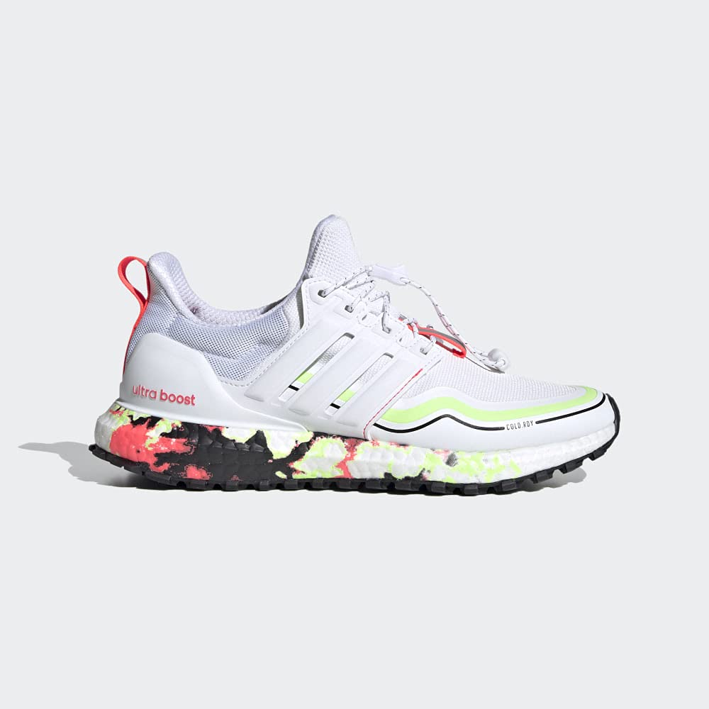 adidas Running Ultraboost Cold.RDY DNA Footwear White/Footwear White/Signal Pink 6.5 B (M)