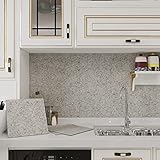 VEELIKE Suelo Vinilo Autoadhesivo Granito Gris Vinilos Cocina Azulejos Pegatinas de Baldosas Adhesivas Suelo Salon Papel Adhesivo para Azulejos Baño Impermeable Habitación 30cm x 30cm 12 Piezas