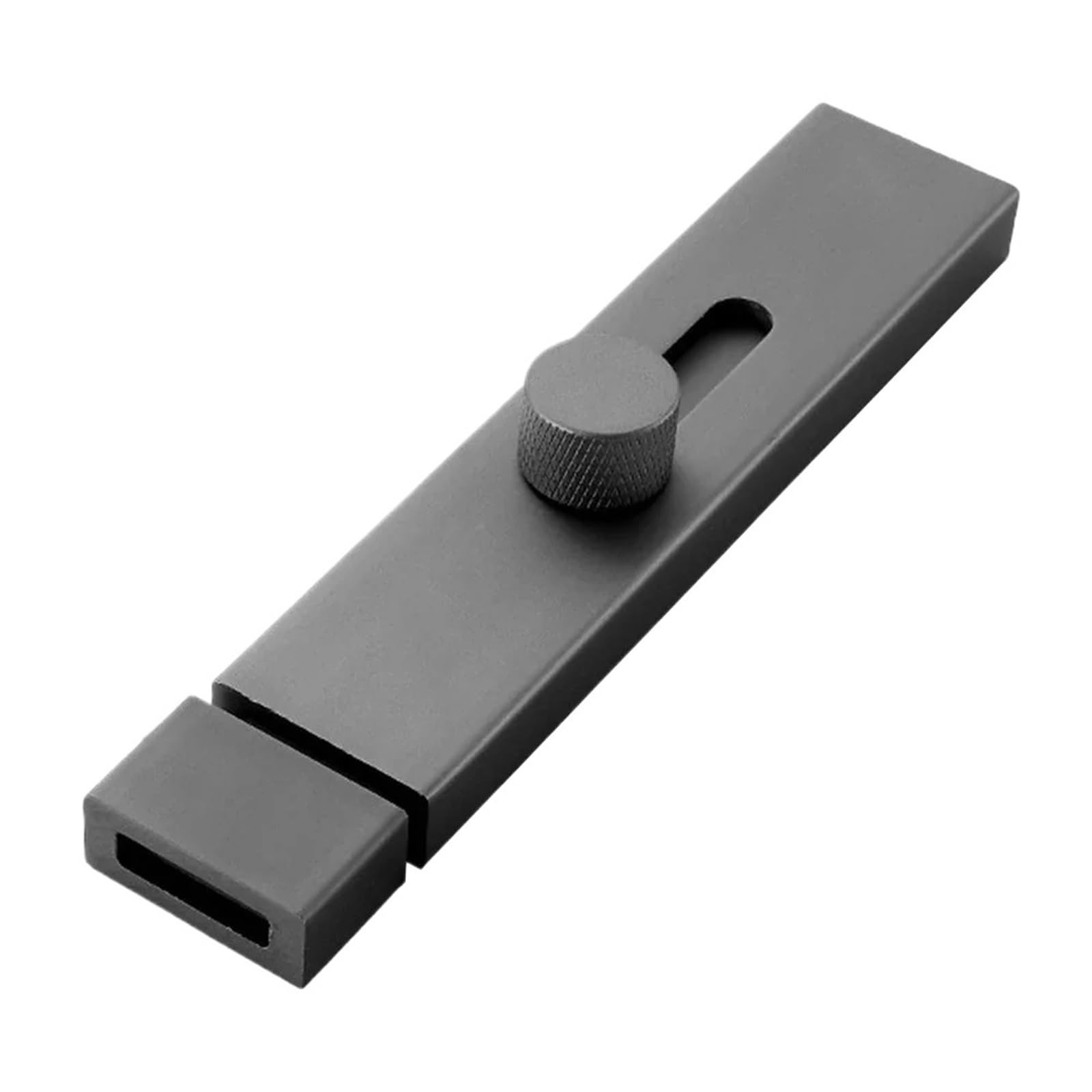 Gate Bolt Door Lock Latch Punch-Free Bolt Sliding Bolts Anti-Theft Security Aluminum Alloy Toilet Gate Hardware(Gray 150mm)