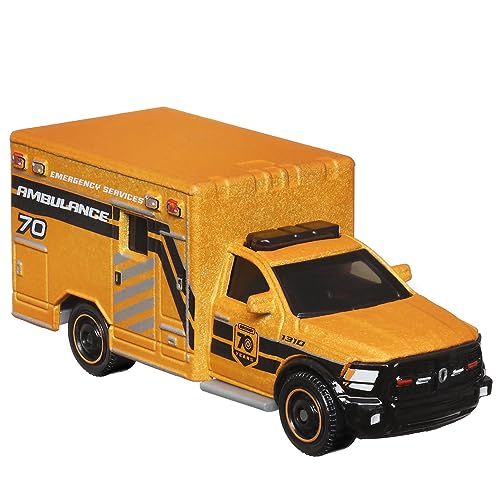 Vehículo Matchbox Ambulancia Edición Especial 70 Años miniatura 4