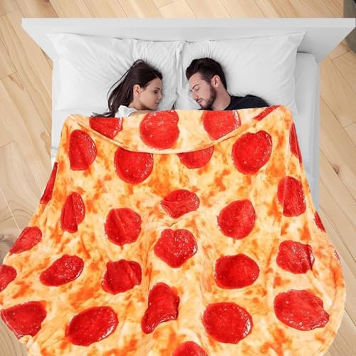 Couverture à pizza tendance et douce pour canapé et salon - 8
