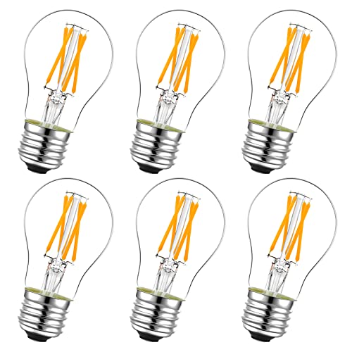 Image of LiteHistory A15 E26 Bulb,Light Bulbs 60 watt Soft White,2700K,Non-Dimmable