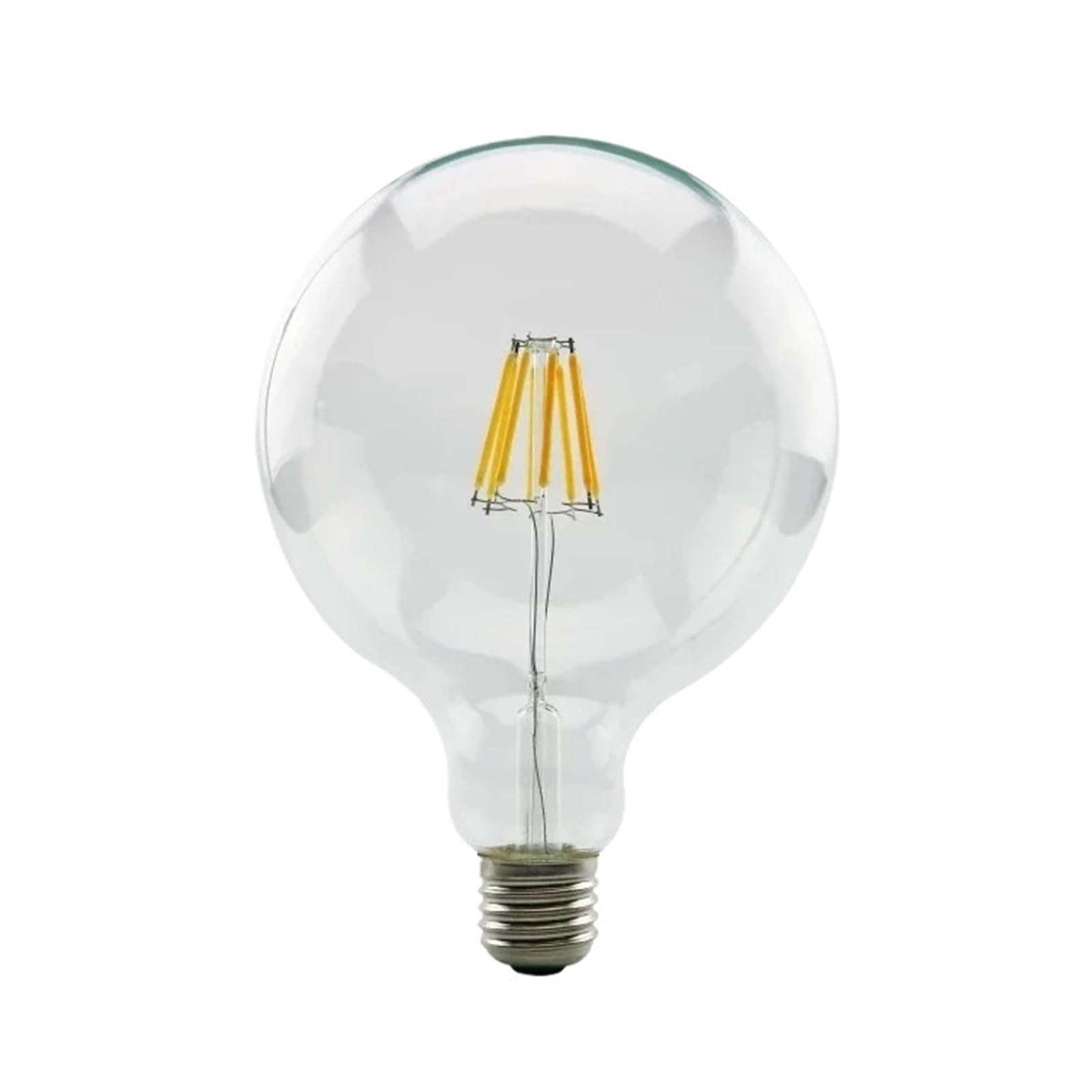 JrEam E14 E27 LED Glühbirne 220V Glas Vintage Filament Licht 2W 4W 6W 8W Retro Beleuchtung Lampe(Warm White,G125 E27_4W 220V)