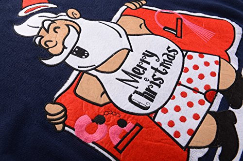 V28 Men'S Boy Ugly Christmas Naughty Sm Santa Pullover Sweater Party Jumper 4 V28 Men’S Boy Ugly Christmas Naughty Sm Santa Pullover Sweater Party Jumper