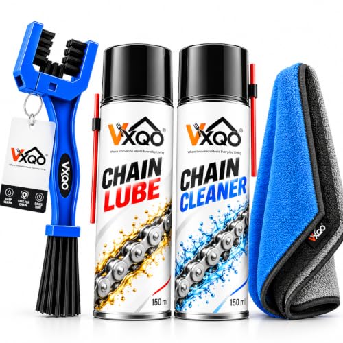 Image of Chain Cleaning Brush for Bike with 150ml Chain Cleaner and 150ml Chain Lube, Bike Chain Brush, Duster, Chain Clean Kit