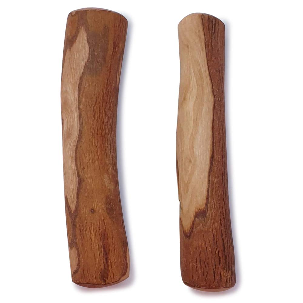 The Regal Mutt Olive Branch Chew - Wood Chewing Toy for Dogs - Non Splinter - Sustainable - Long Lasting (Small)