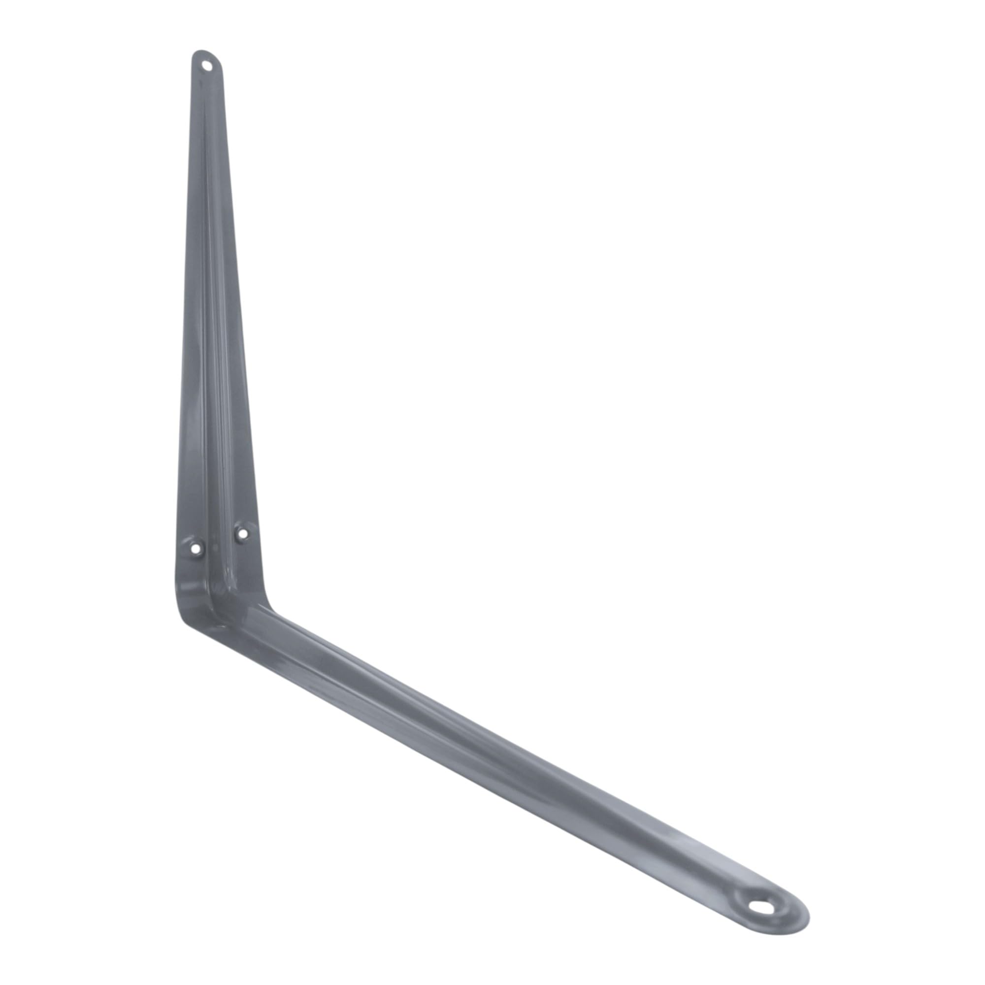 Merriway BH05441 Grey London Style Shelf Brackets 350 x 300mm, Pack of 2