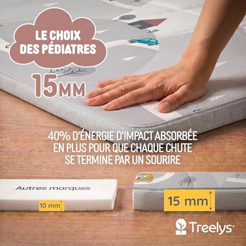 Tapis de sol bebe XPE pliable et réversible 150x200 cm grand format