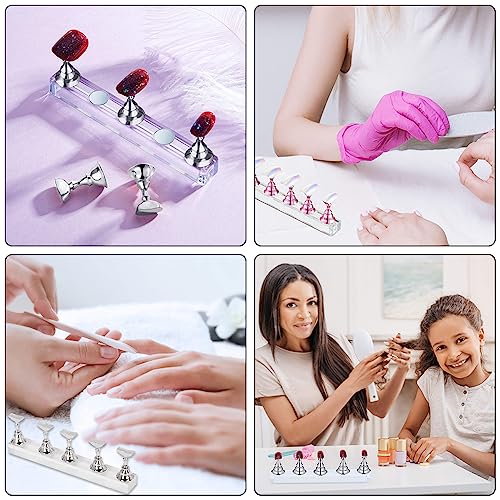 Supporto Magnetico per Unghie,Acrilico Unghie