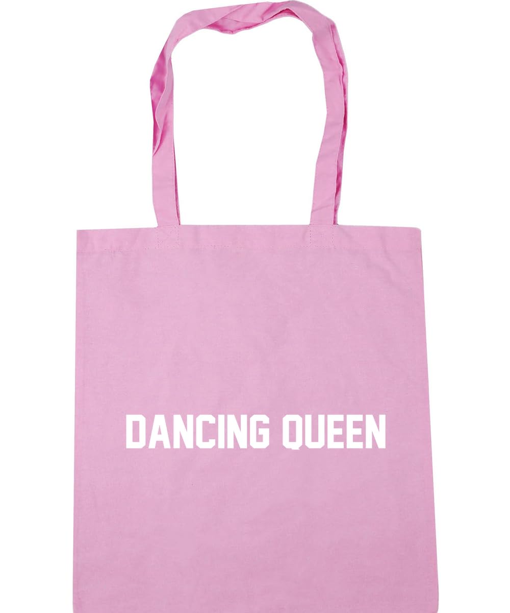 Hippowarehouse Dancing Queen Tote Shopping Gym Beach Bag 42cm x38cm, 10 litres — image 1