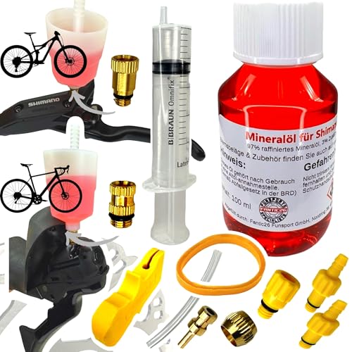 Fantic26 F26 Shimano Fahrrad MTB Trekking Scheibenbremsen Wartungs Service...