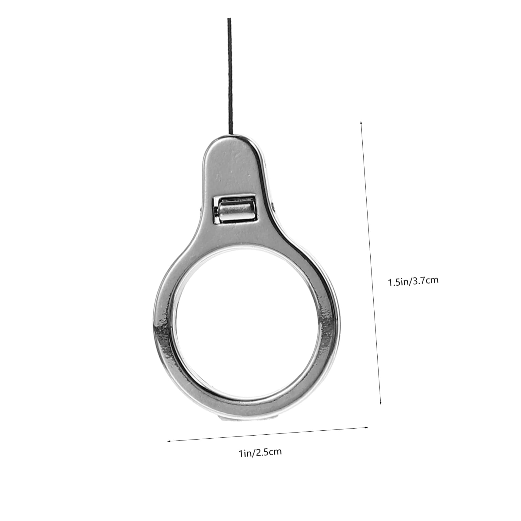 Housoutil 20 Pz fibbia ad anello per cellulare cuori di vimini da appendere pratiche corde telefoniche supporto per telefono ringlith supporto per cuffie supporto per fotocamera Anticaduta