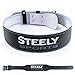 STEELY SPORTS Herren Gewichthebergürtel Leder/Trainingsgürtel (XL) (Krafttraining Bodybuilding Gürtel, Gurt Gewichtheber, Fitnessgürtel, Zubehör)