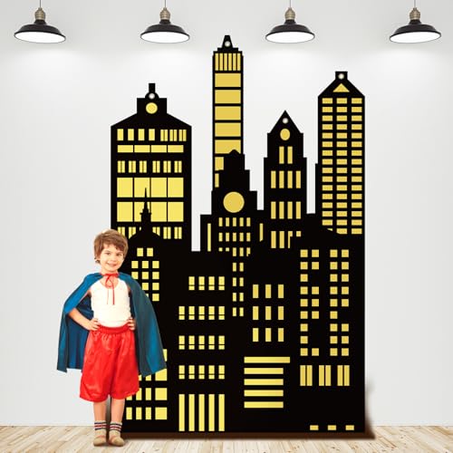 Tegeme Large Hero City Skyline Backdrop New York City...