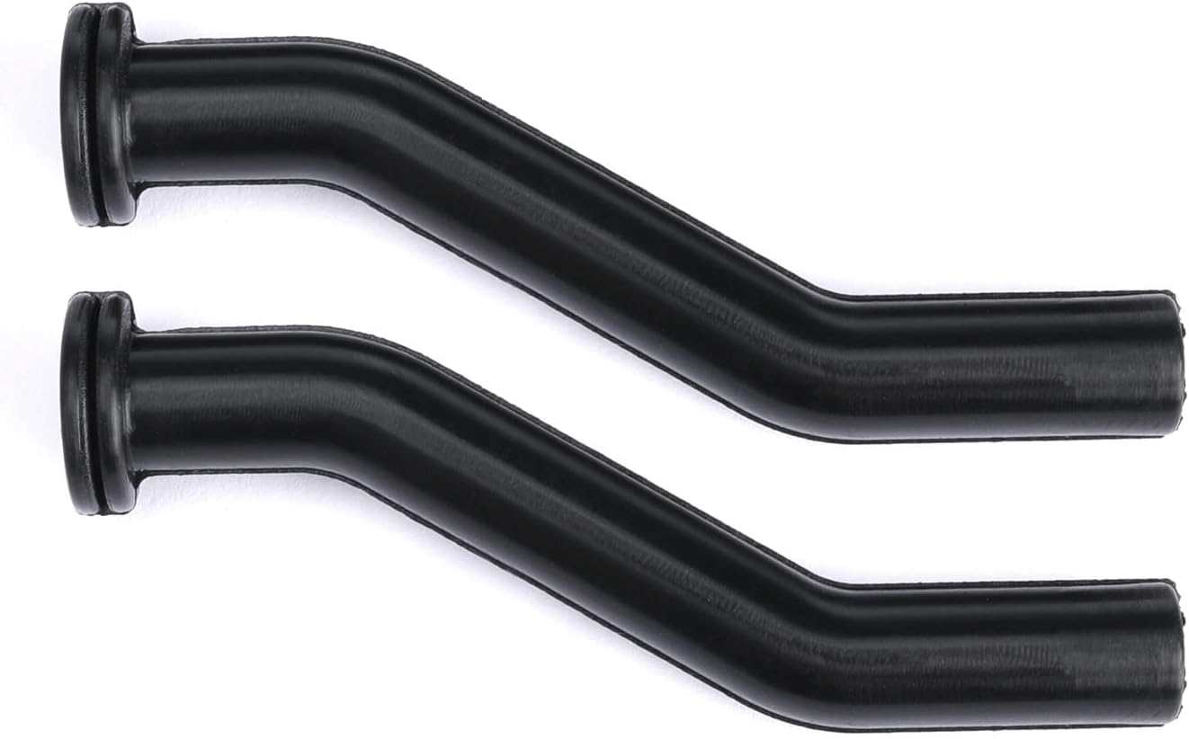 Tuckaner 2pcs 596163 Vacuum Hose for John Deere D125 D130 D140 D160 D170 Lawn Mower Tractor Replaces 593998 797408
