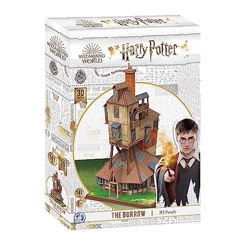 Harry Potter The Burrow 3D Puzzle Model Cover