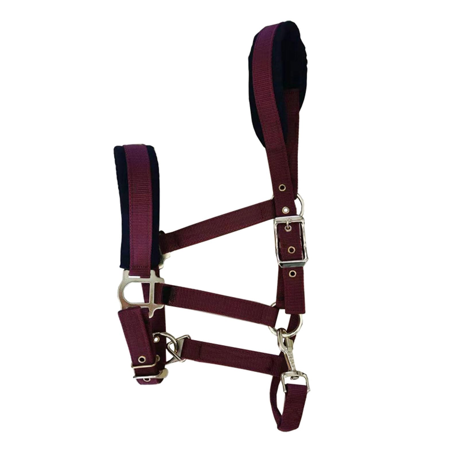 Cavezza for cavallo in nylon | Capezza for cavallo multicolore da 135-165 cm(Purple)