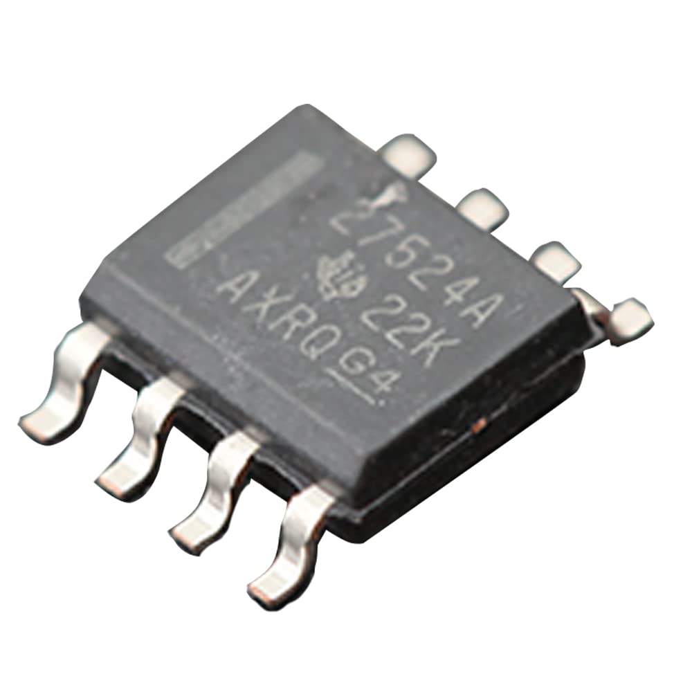 ic ブラック 10PCS UCC27524ADR UCC27524AD 27524A SOP-8 IC: Amazon.com